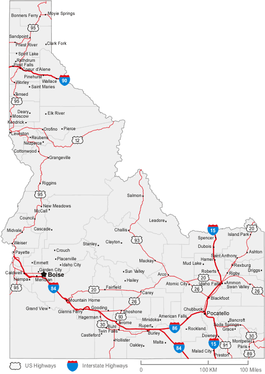 map-of-idaho-cities